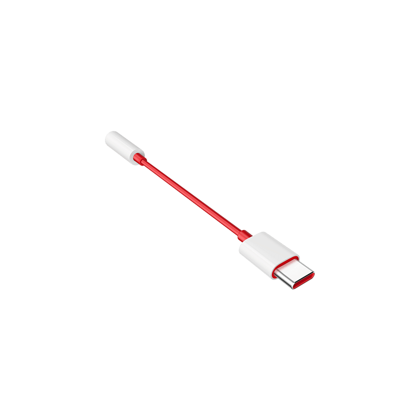 OnePlus D602 USB-C to 3.5mm Adapter - Red (For OnePlus only)