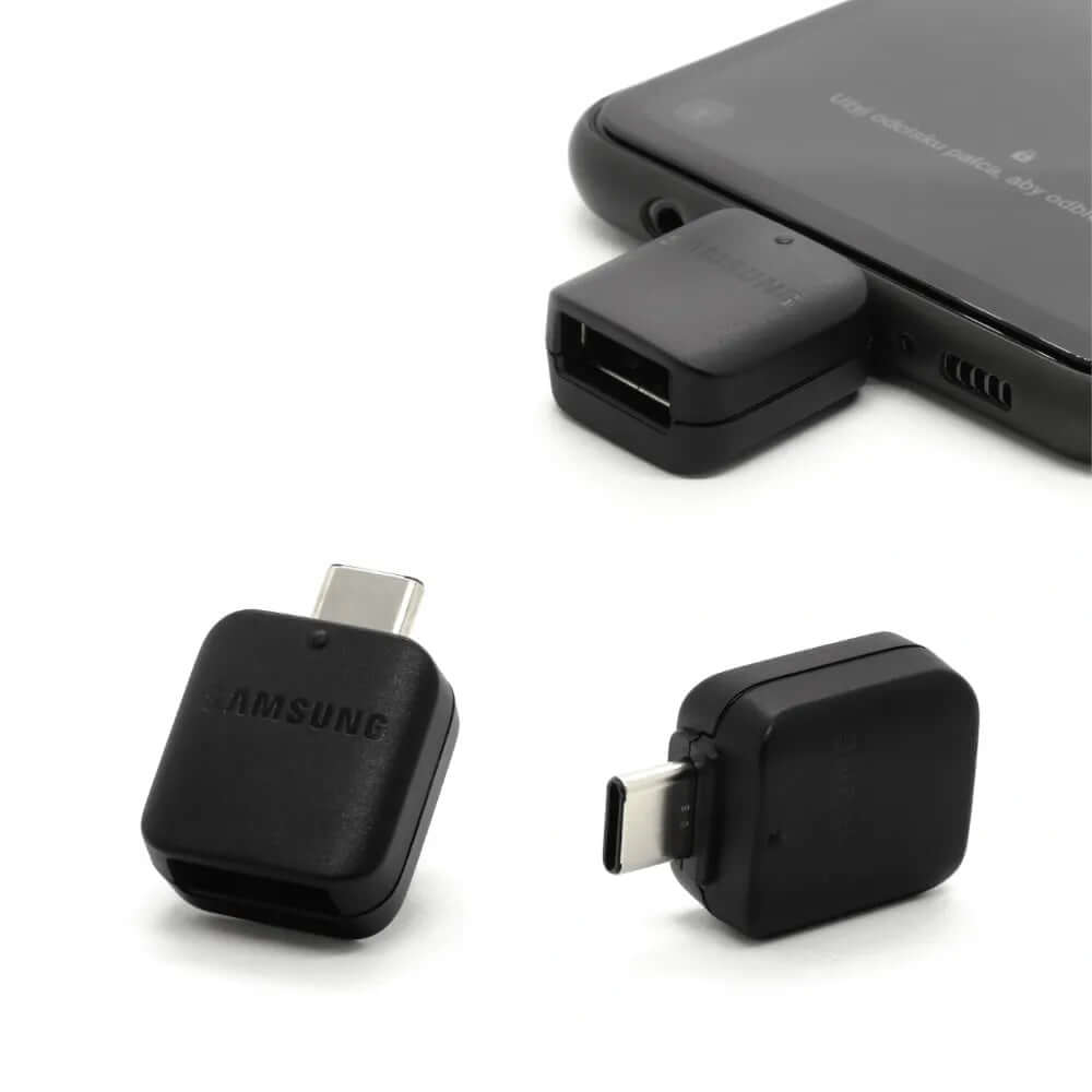 Samsung OTG Type C to USB 2.0 Adapter - Black