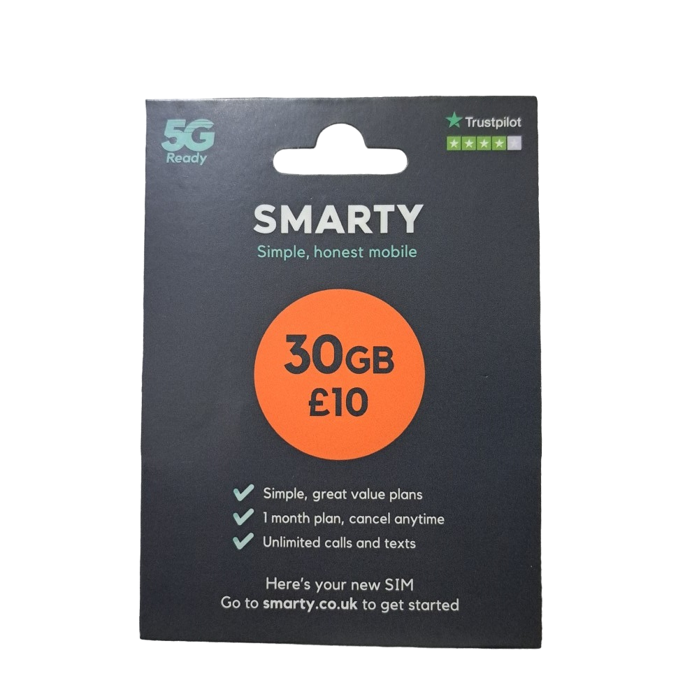 Smarty Pay As You Go Sim Card