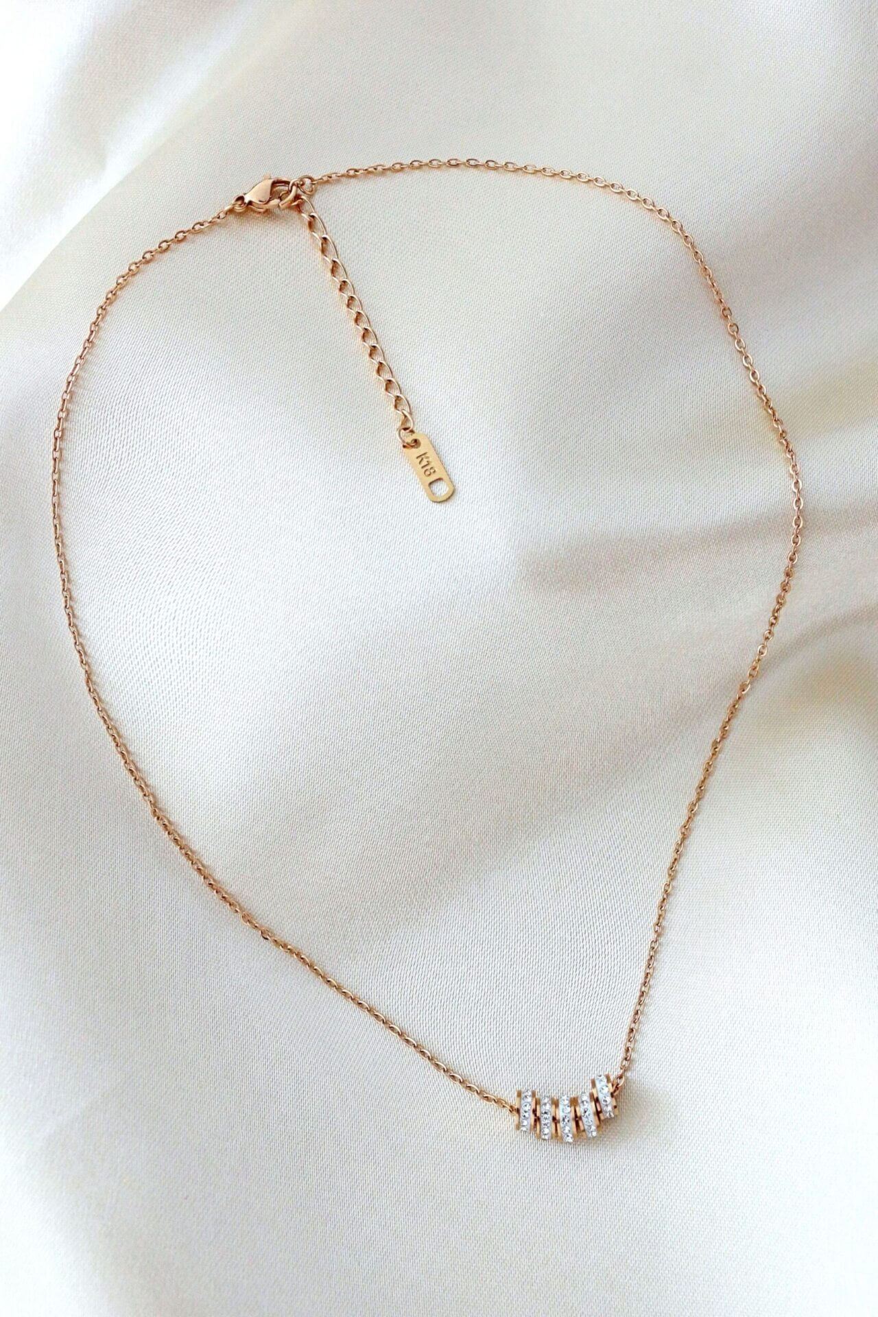 18K Rose Gold Filled Necklace