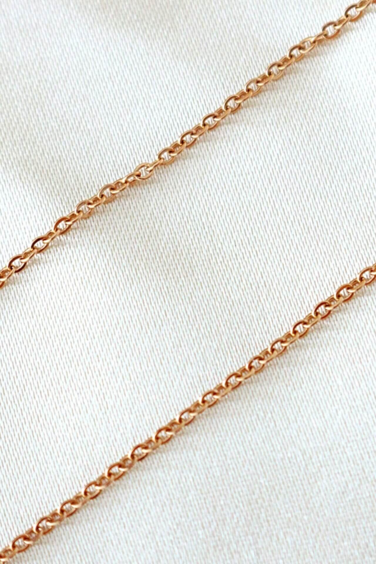 18K Rose Gold Filled Necklace