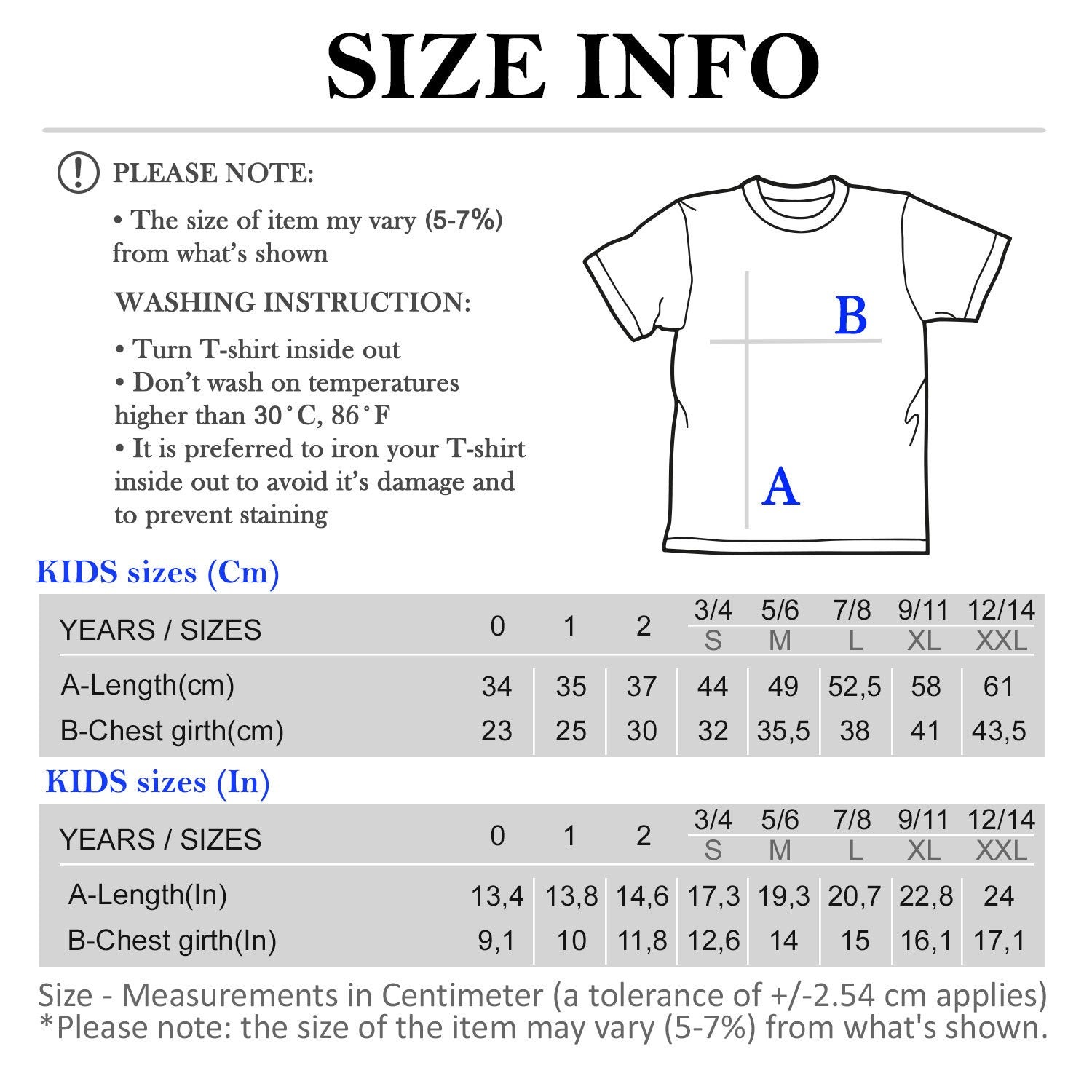 T-Shirt Kids (YP1412)