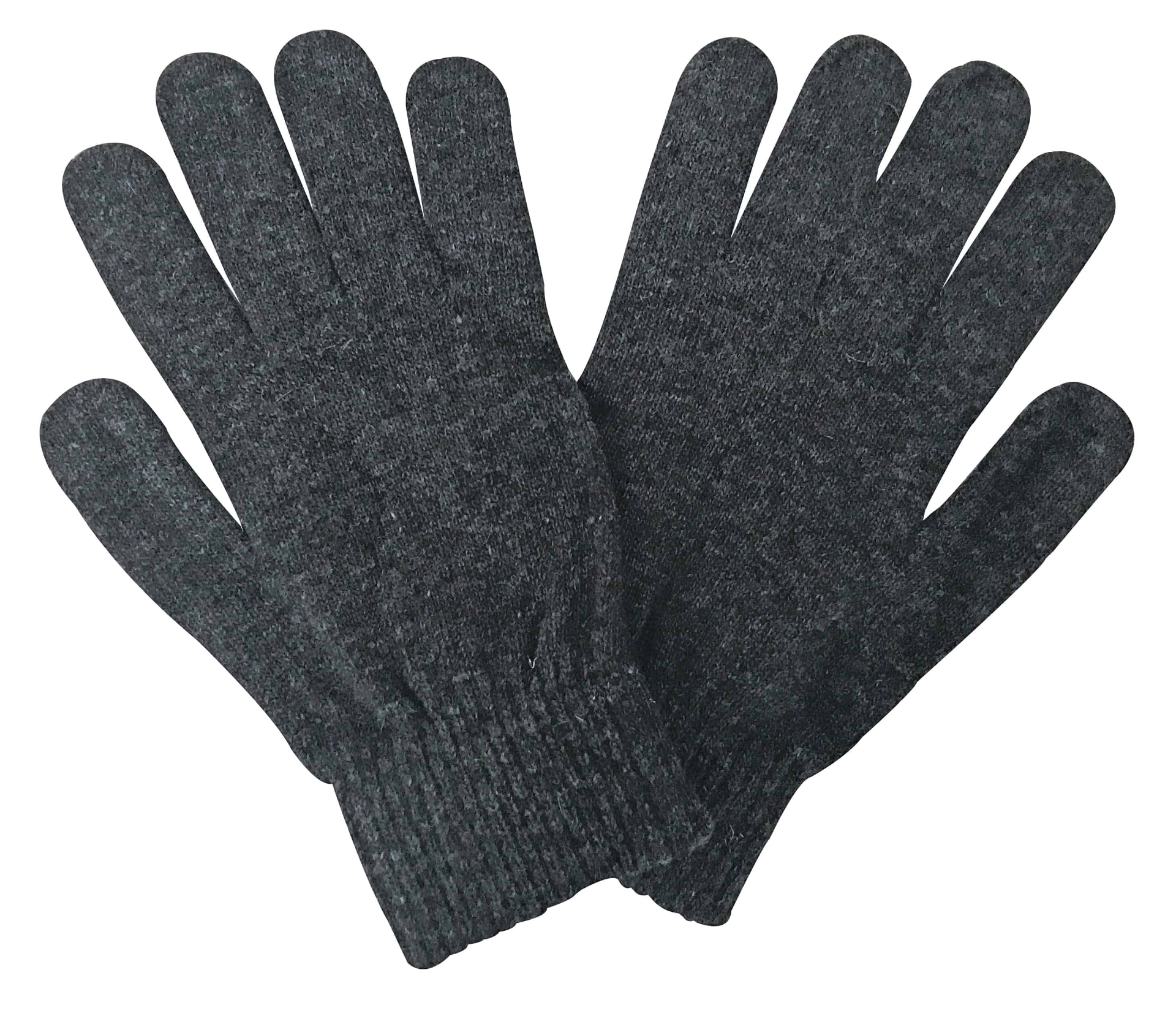 Mens Knitted Thermal Wool Blend Magic Gloves