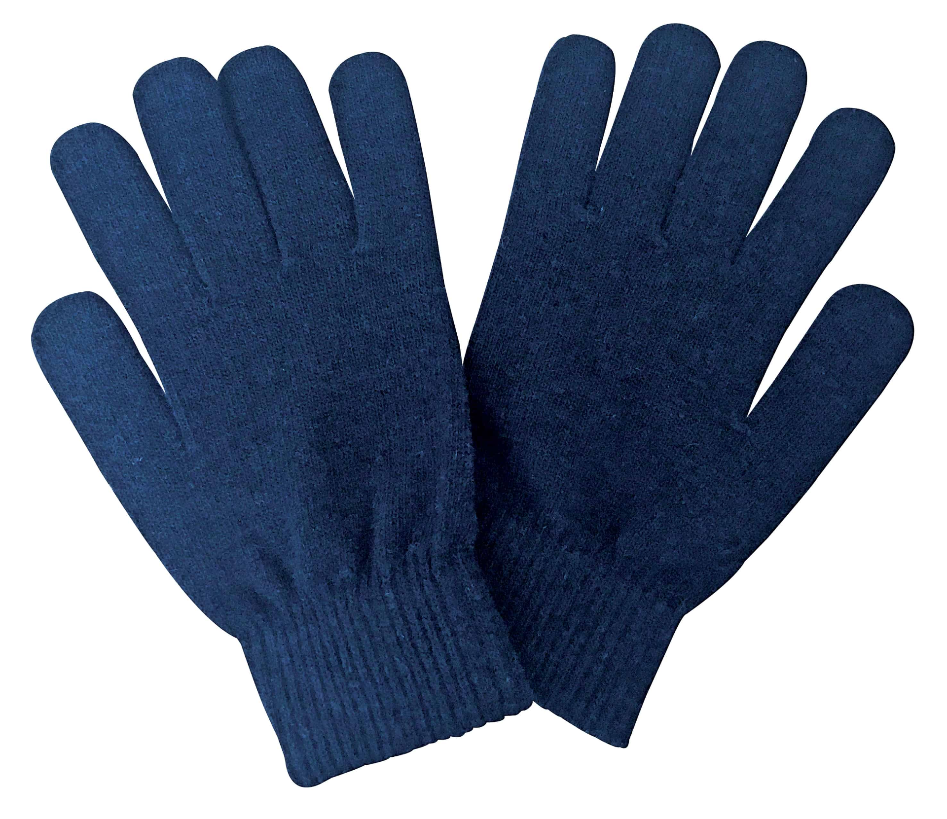 Mens Knitted Thermal Wool Blend Magic Gloves