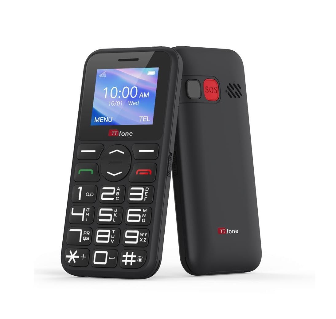 TTfone TT190 Big Button Basic Senior Unlocked SOS Emergency Mobile with USB charger only