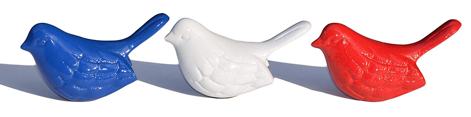 Vibhsa Bird Figurines Symbols of Health & Happiness (White)