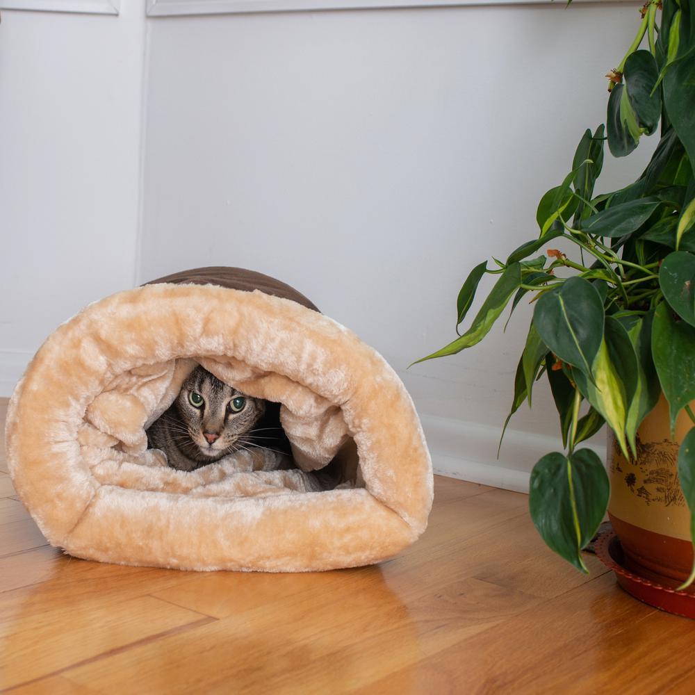 Armarkat Cat Bed Model C15HKF/MH, Mocha