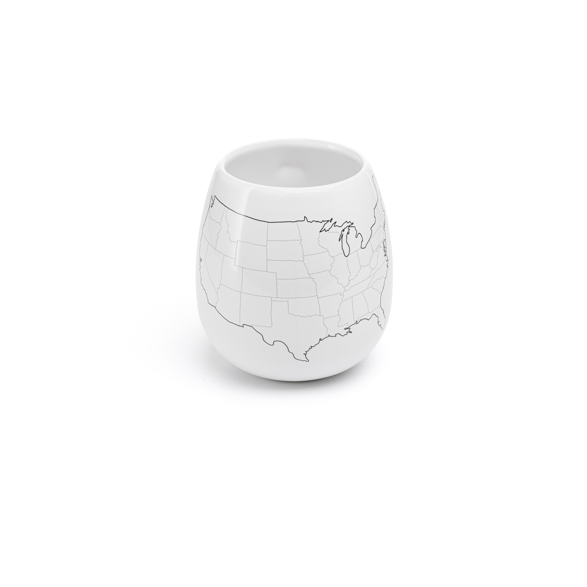 USA Map Colour In Mug