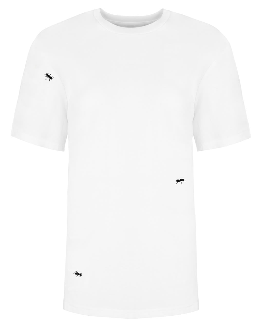 Ants Embroidered T-Shirt White Men