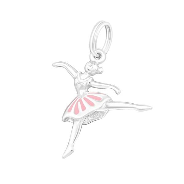 Silver Ballet Charm