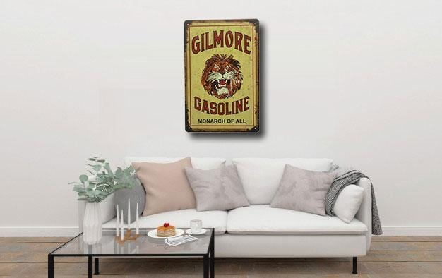 Gilmore Gasoline Tin Sign Poster