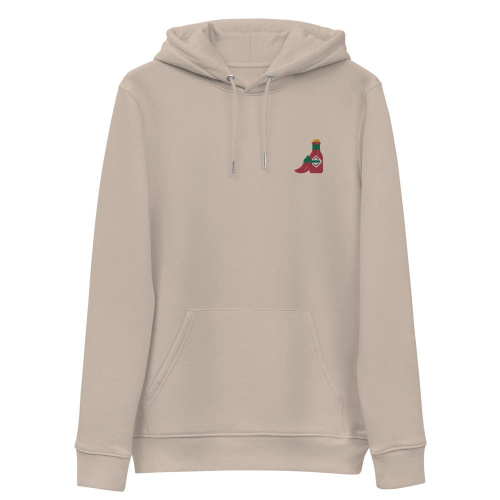 Hot Sauce - Organic embroidered Hoodie