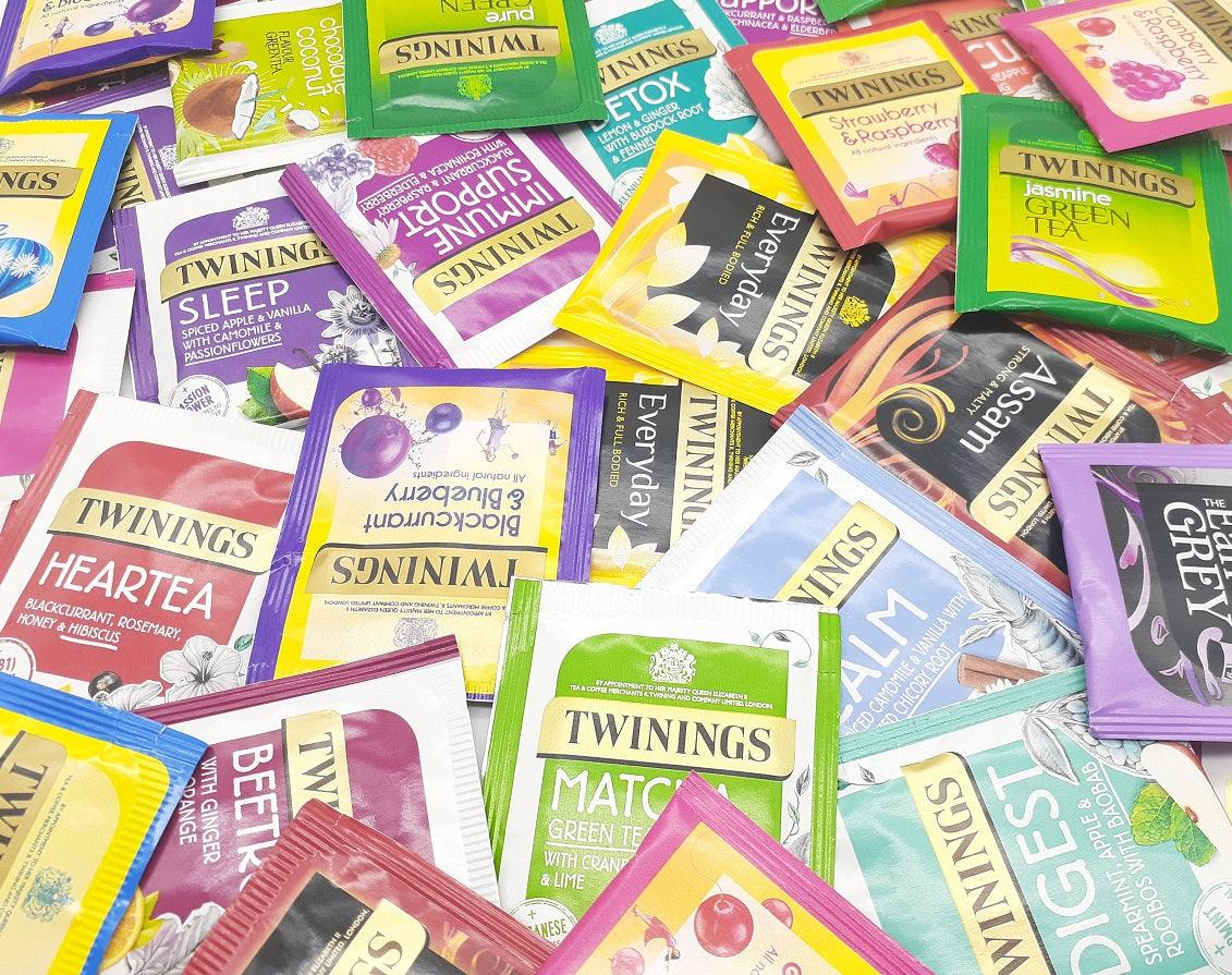 Twinings Individually Wrapped Enveloped Tagged Tea Bags Mixed Selections