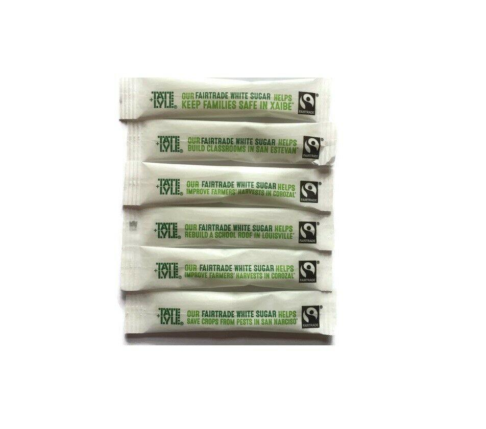 TATE & LYLE Sugar Individual Sticks White and Brown Demerara