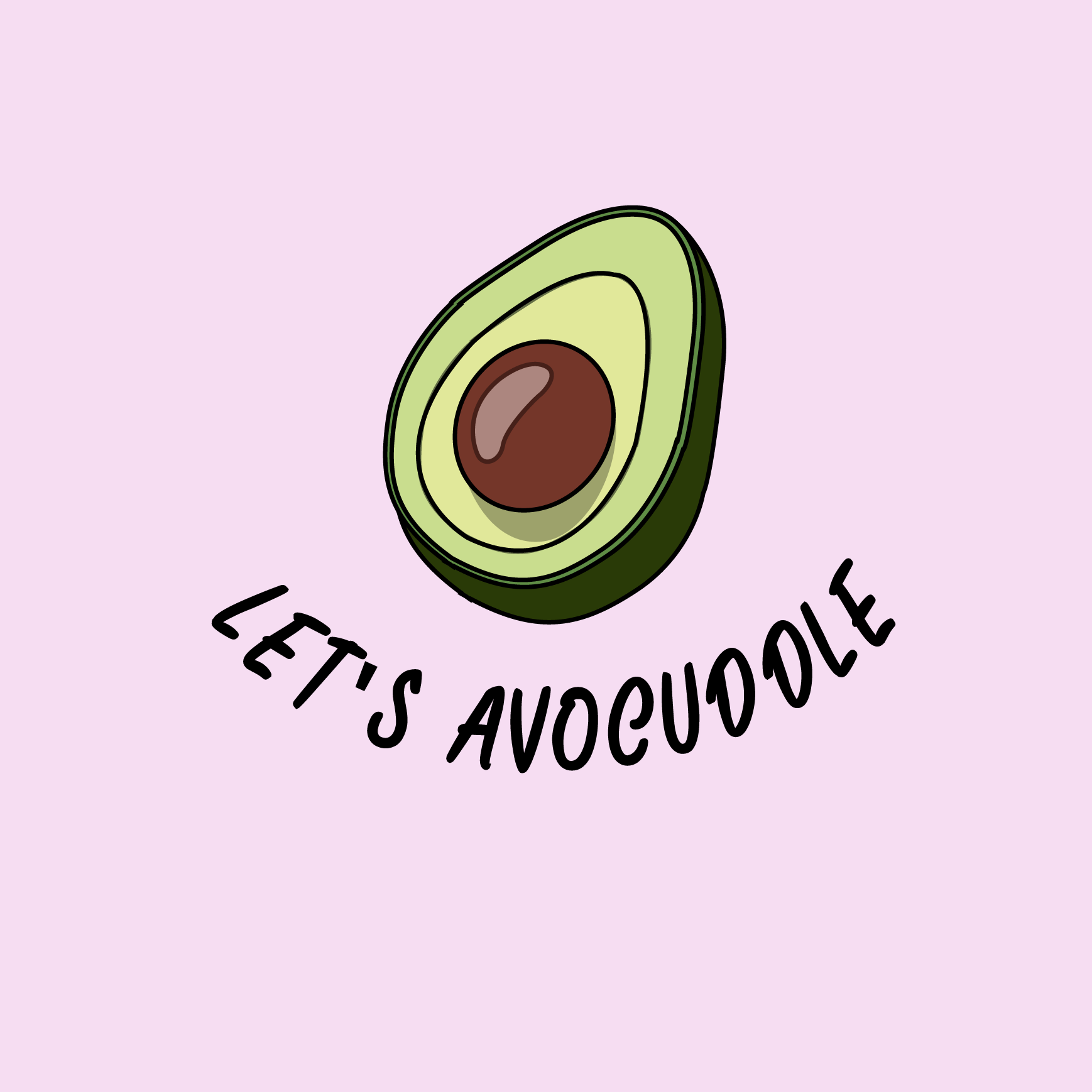 Let's avocuddle - Organic Cotton Onesie