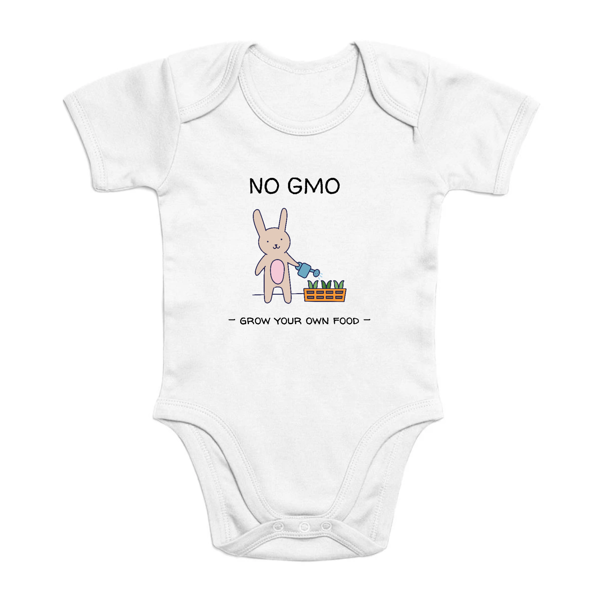 No GMO - Organic Cotton Onesie