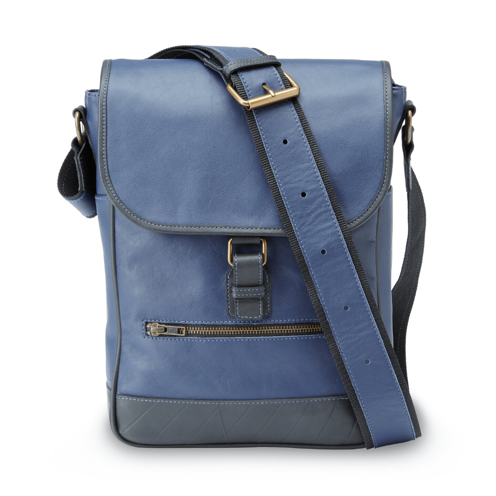 The Hudson Upcycled Messenger Bag