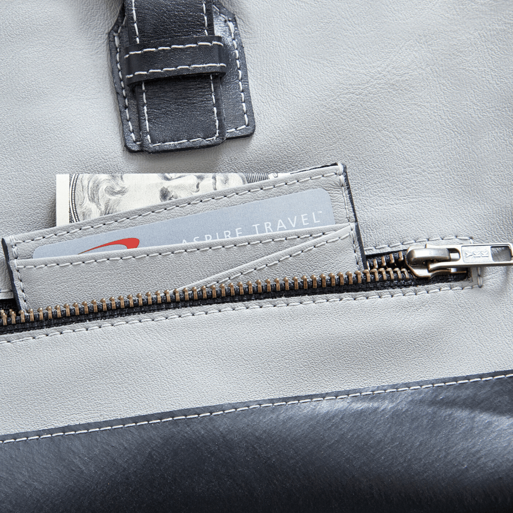 The Hudson Upcycled Messenger Bag