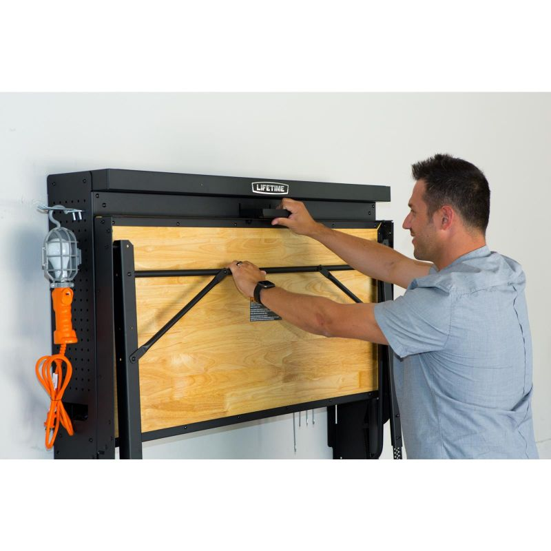 Wall-mounted folding workbench 80421