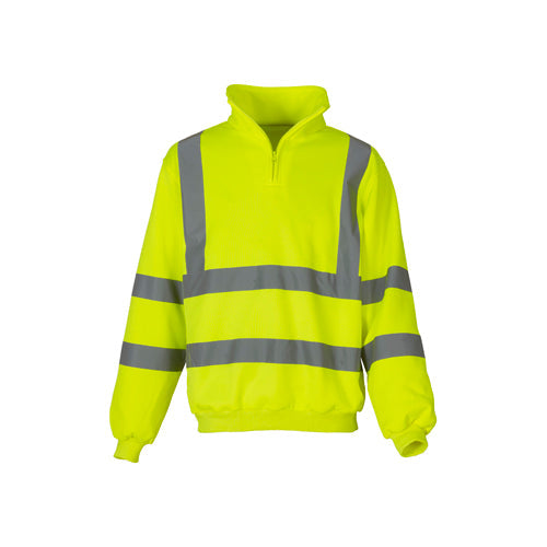 Yoko HVK06 Hi Vis Zip Sweatshirt