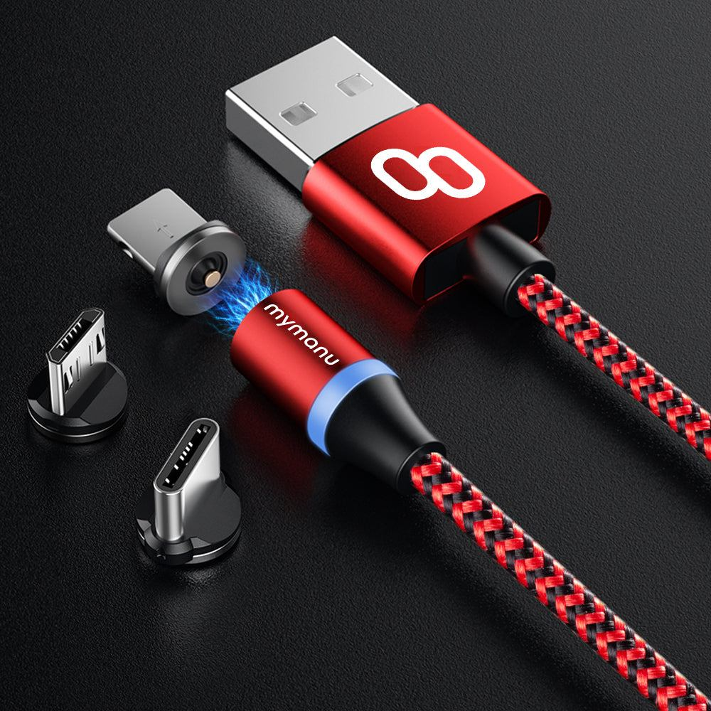 Mymanu 3 in 1 magnetic charging cable