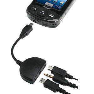 HTC® (OEM) 3-in-1 USB Adapter for HTC 6800 Mogul