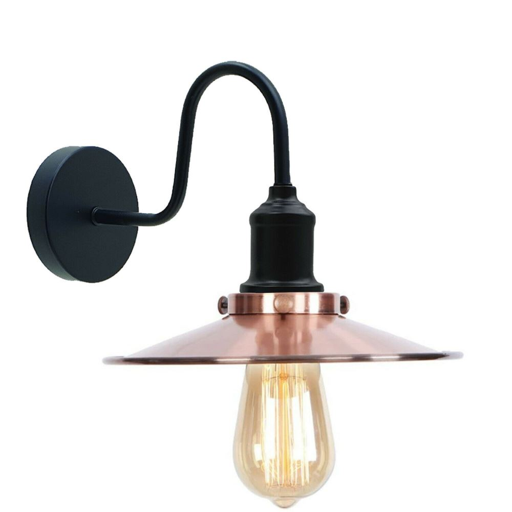Copper Wall Light Lampshade Modern Industrial Wall Lamp~1575