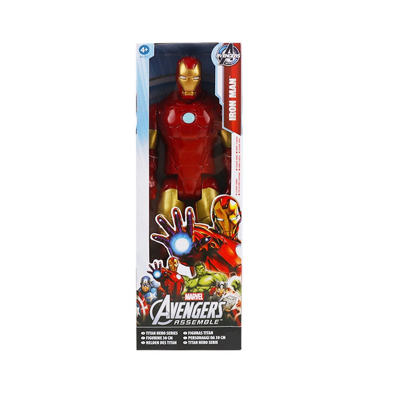 30cm Marvel Avengers Venom Hulk Black Panther Ant Man Captain America Thor Wolverine Thanos Action Figure Kid Toy For Children