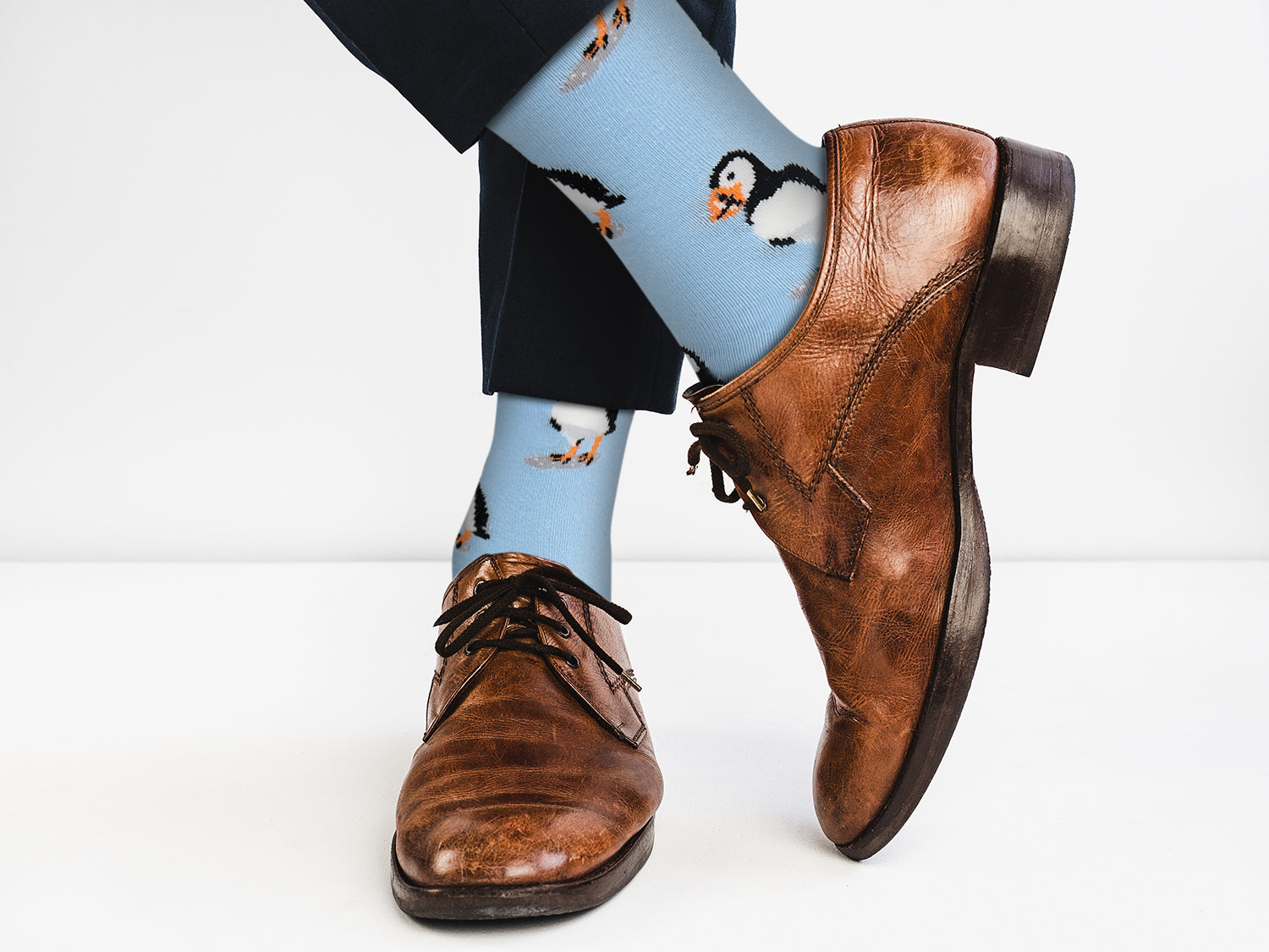 Sick Socks – Puffin – Exotic Animals Casual Dress Socks